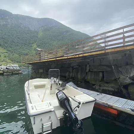 Fjordhytte-16 Direkt Am Sognefjord In Bjordal, Mit Mietbaren 9,9 Ps Bis 60 Ps Motorbooten * Bjordal (Hoyanger)