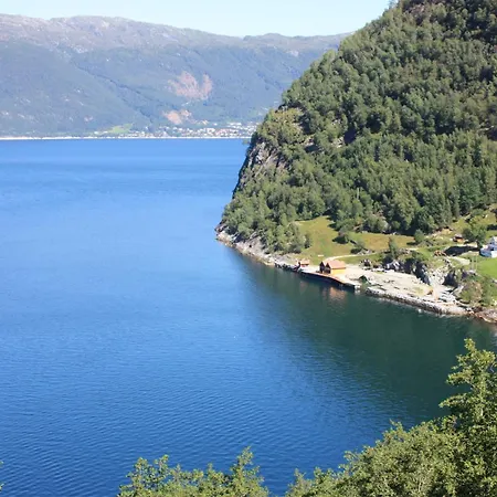Feriehus Fjordhytte-16 Direkt Am Sognefjord In Bjordal, Mit Mietbaren 9,9 Ps Bis 60 Ps Motorbooten *