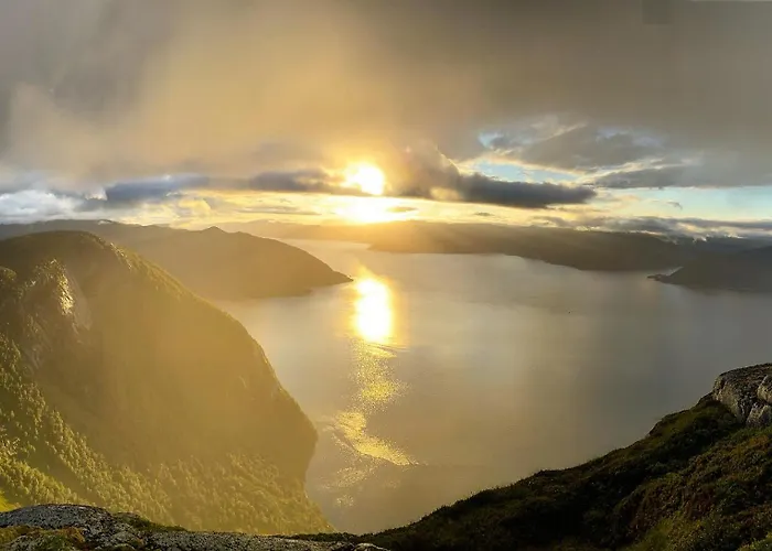 Casa vacanze Fjordhytte-16 Direkt Am Sognefjord In Bjordal, Mit Mietbaren 9,9 Ps Bis 60 Ps Motorbooten *
