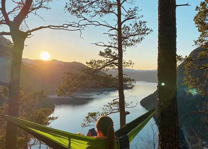 Fjordhytte-16 Direkt Am Sognefjord In Bjordal, Mit Mietbaren 9,9 Ps Bis 60 Ps Motorbooten Casa vacanze Bjordal (Hoyanger)