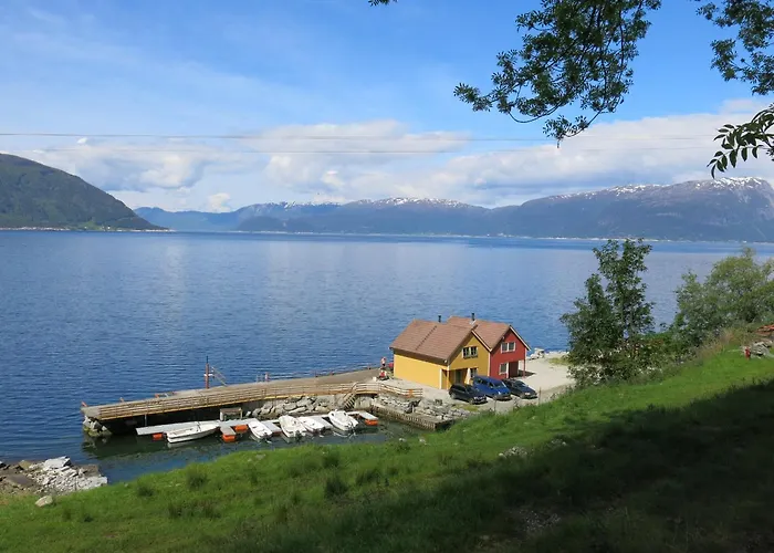 Fjordhytte-16 Direkt Am Sognefjord In Bjordal, Mit Mietbaren 9,9 Ps Bis 60 Ps Motorbooten