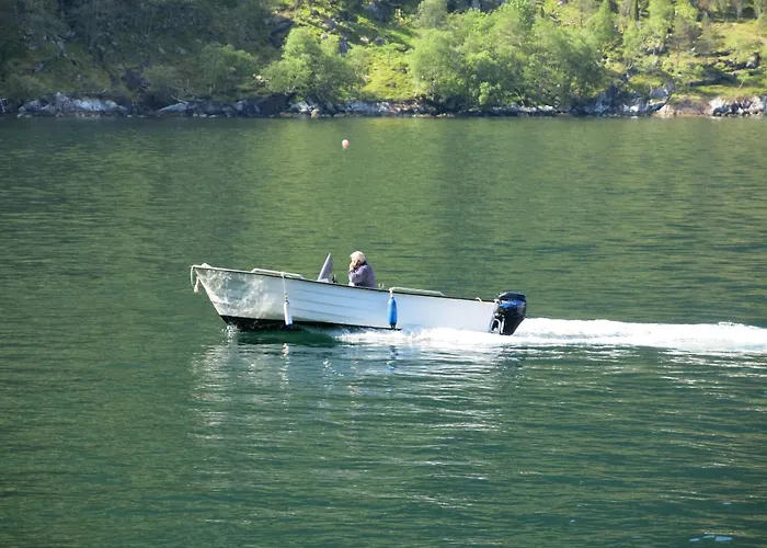Fjordhytte-16 Direkt Am Sognefjord In Bjordal, Mit Mietbaren 9,9 Ps Bis 60 Ps Motorbooten Bjordal (Hoyanger)