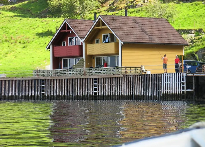 Fjordhytte-16 Direkt Am Sognefjord In Bjordal, Mit Mietbaren 9,9 Ps Bis 60 Ps Motorbooten Casa vacanze Bjordal (Hoyanger)