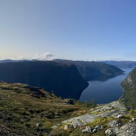 Fjordhytte-16 Direkt Am Sognefjord In Bjordal, Mit Mietbaren 9,9 Ps Bis 60 Ps Motorbooten Σπίτι διακοπών