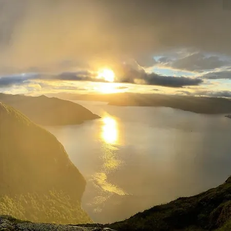 Σπίτι διακοπών Fjordhytte-16 Direkt Am Sognefjord In Bjordal, Mit Mietbaren 9,9 Ps Bis 60 Ps Motorbooten *